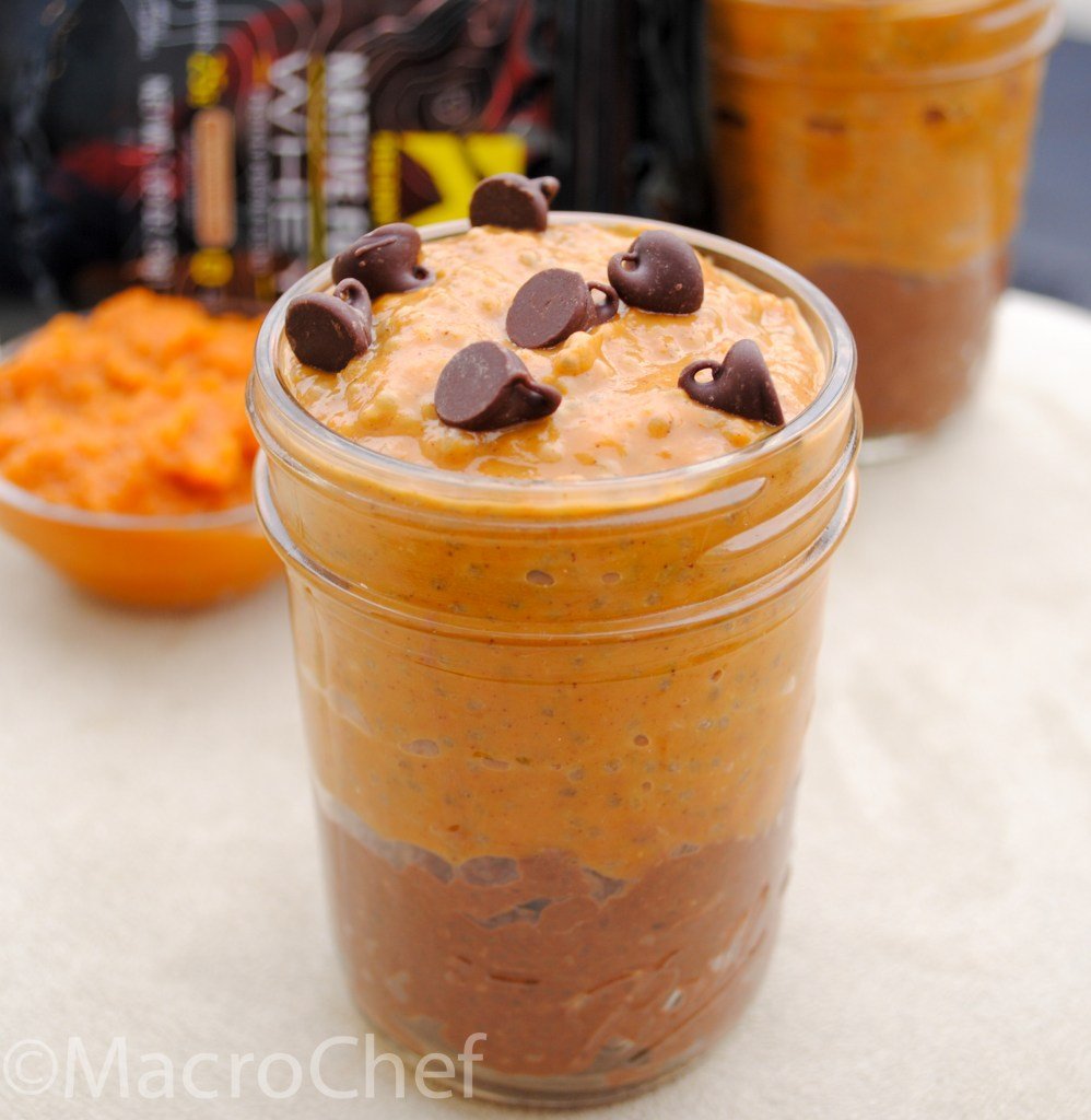 Pumpkin Mocha Chia Protein Powder Pudding Recipe